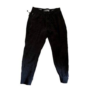 American Eagle black sweatpants zipper pockets workout athleisure pants